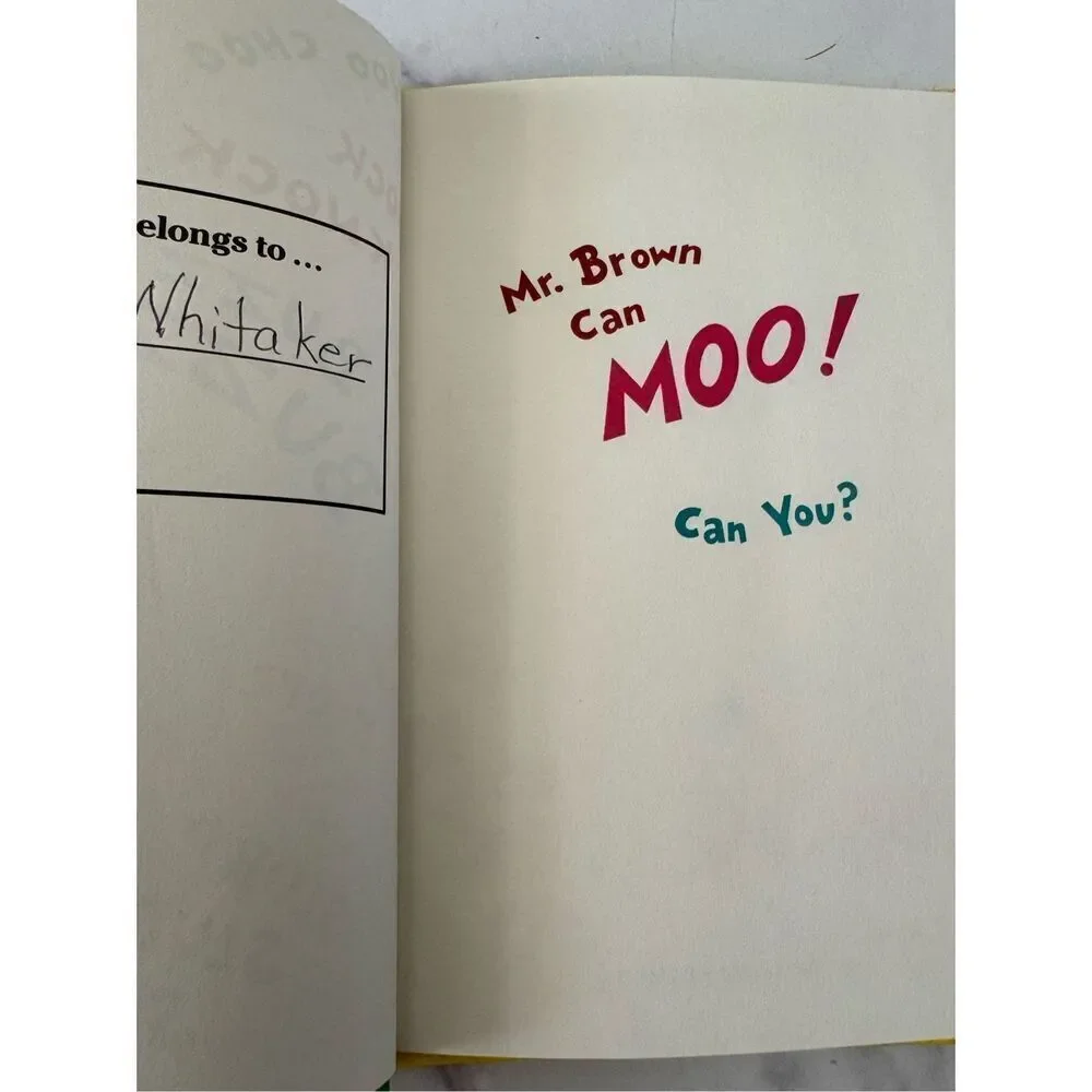 Don’t let the pigeon drive Mr.Brown can moo can you?  Book bundle of 2 books chi